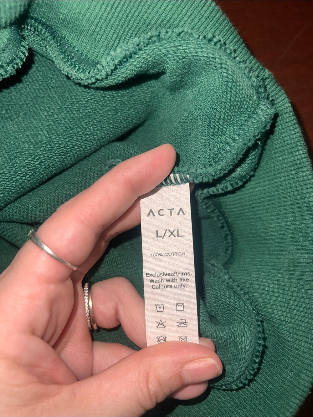 Tee Time ACTA Green Golf Pullover Hoodie - Picture 4 of 5